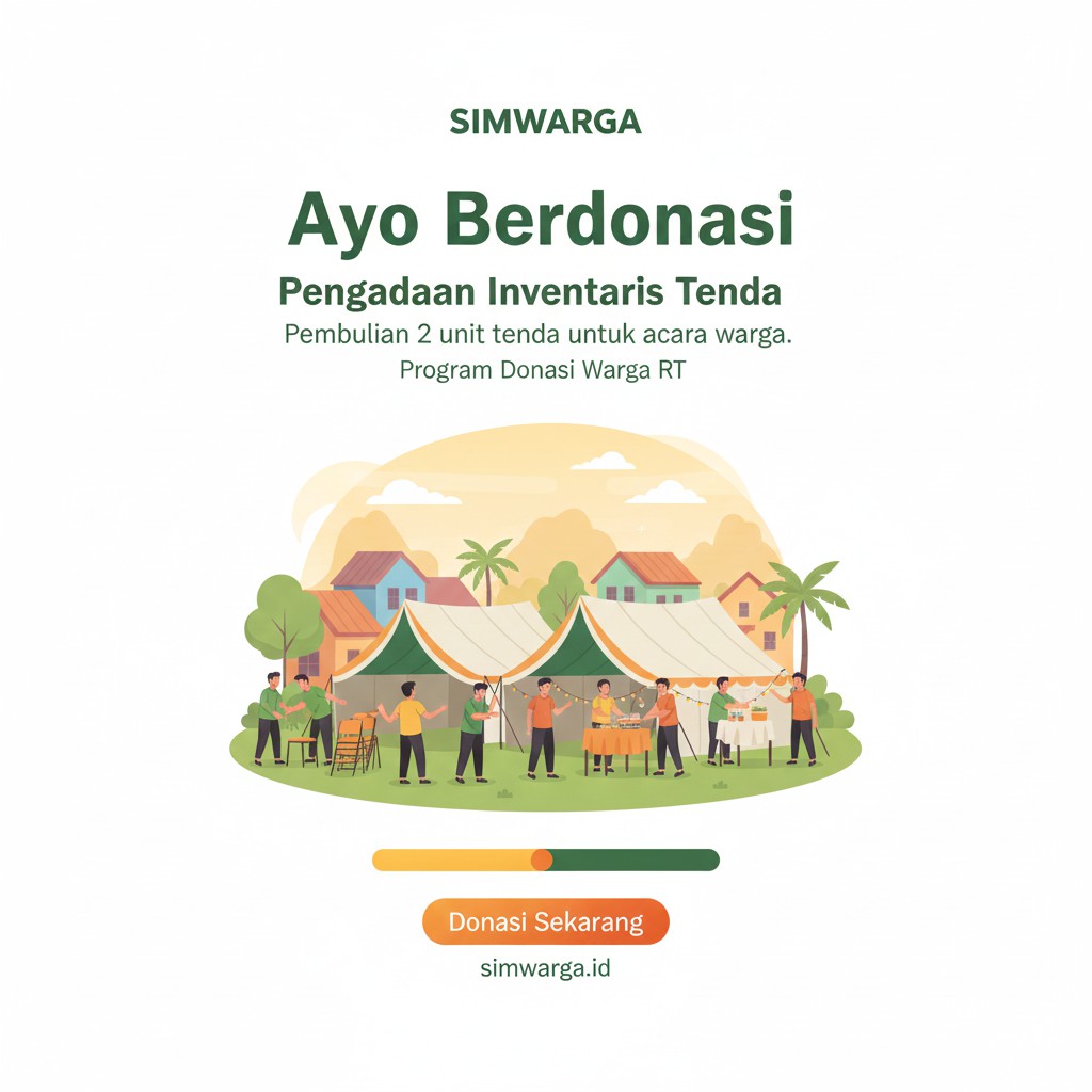 Pengadaan Inventaris Tenda