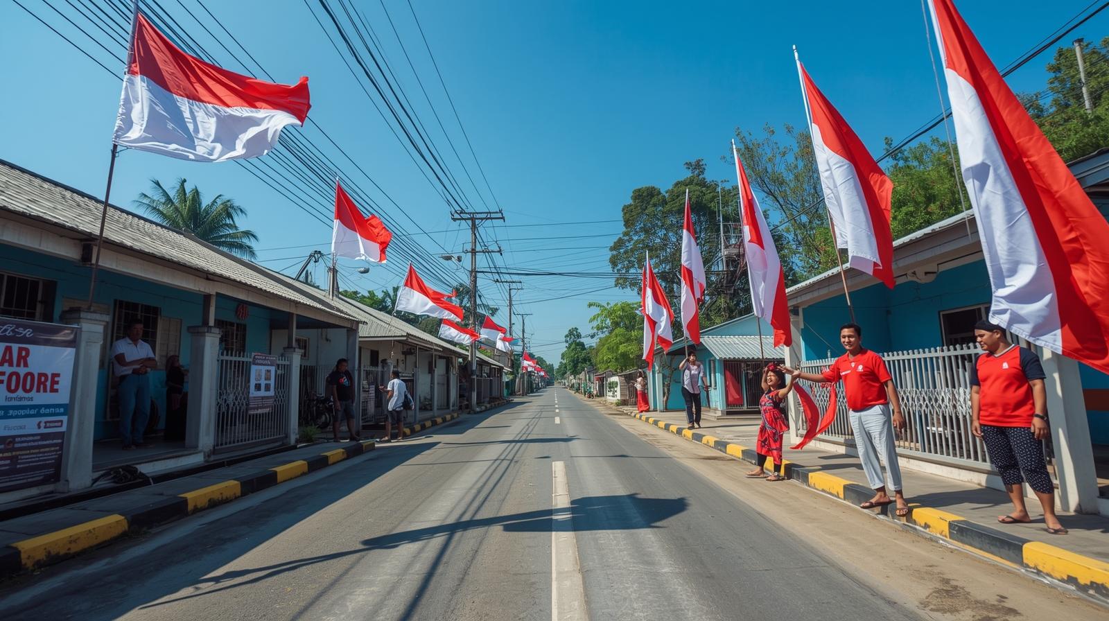 Pemasangan Bendera & Umbul-umbul