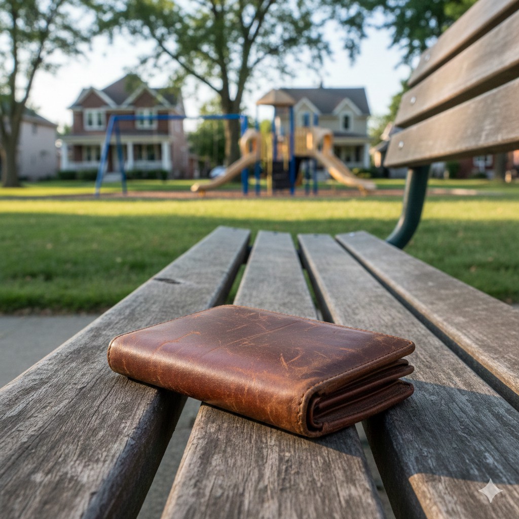 Dompet Kulit Cokelat